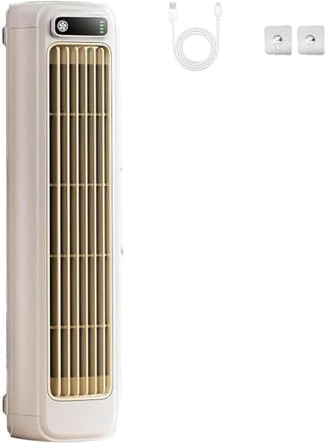 Ventilateur Compact De Climatisation Portable, Refroidisseur De Bureau Rechargeable USB Avec 3 Vitesses, Montage Mural Ultra Silencieux Ou Unité De Table AC Pour Bureau De Chambre à Coucher, Espace Gr