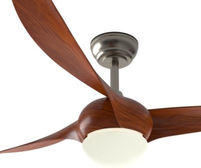 Ventilateur Plafonnier KLARSTEIN Monteverde Lumière 10800m³/h 36W Noyer