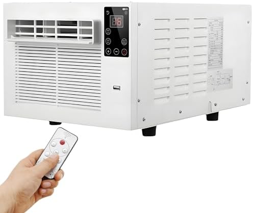 GENERIC Climatiseur Portable Avec Moustiquaire, Déshumidificateur Compact Pour Chambre à Coucher Et Dortoirs, Unité De Refroidissement Silencieuse De Murmure Pour Les Maisons De Location, Solution De Confort