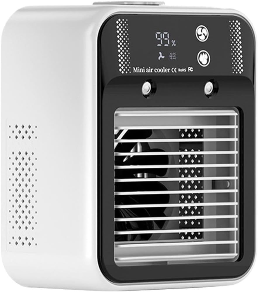Climatiseurs Portables – Refroidisseur Personnel Silencieux – Occasions Polyvalentes, Petit Climatiseur À 2 Vitesses De Vent, Pour La Maison, La Chambre À Coucher, Le Lieu De Travail, Le Garage, Le Bu