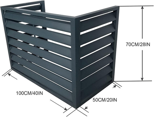 Housse De Déflecteur De Climatiseur Pour Unités Extérieures, Mini Protecteur De Condensateur Divisé Avec Stores D'unité Extérieure (couleur)