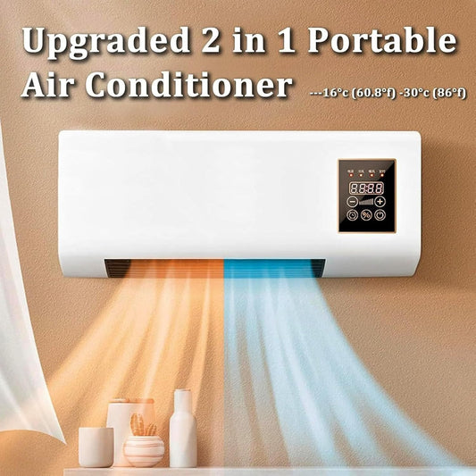 GENERIC Climafy Climatiseur Portable, Nouveau Climatiseur Split Max 2026, Refroidissement & Chauffage Murale/Bureau Sans Installation Fonctionnement Silencieux & Minuterie Pour Maison Bureau #4