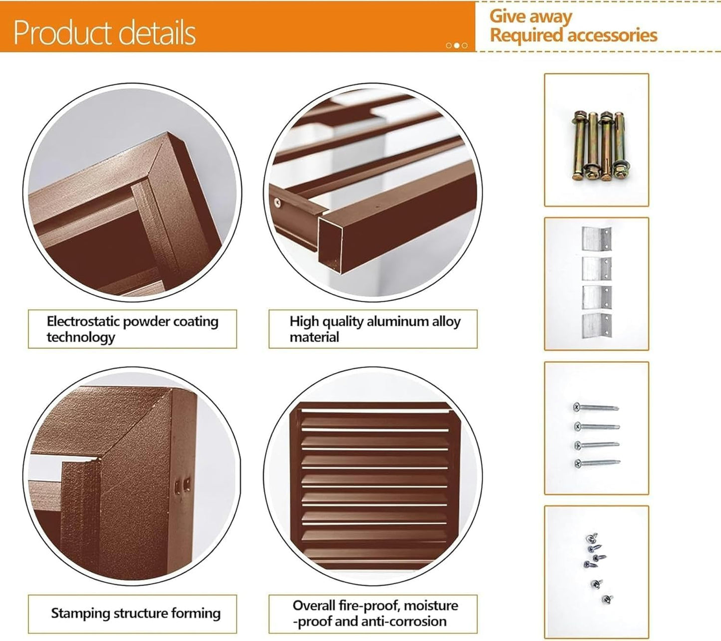 Housse D'extérieur Pour Unité De Climatisation 110 X 80 X 60 Cm - Protection Résistante Aux Intempéries - Grille Inclinée à 45° Pour Une Circulation D'air Optimale - Housses Pour Climatiseurs