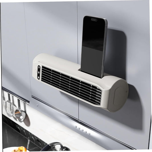 Mini Climatiseur Portable, Ventilateur De Climatiseur 3 Vitesses, Ventilateur De Refroidissement Sur Pied/Mural/Bureau, Rechargeable Par USB Pour La Maison/Bureau/dortoir/Camping-Car, Bla