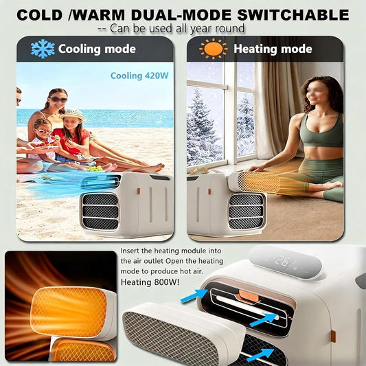 Climatiseur Portable De 5000 BTU. Idéal Pour Les Tentes, Les Camping-Cars, Les Camions, Les Lieux De Pêche, Les Petites Pièces Et Les Espaces Pour Animaux DC24V