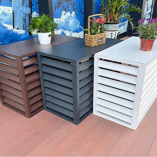 GENERIC Housse De Protection Pour Climatiseur Extérieur - Clôture De Protection Pour Unités De Climatisation - Hide & Shield - Pour Unités De Condensation Extérieures - Résistante Aux Intempéries