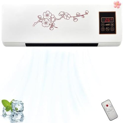 GENERIC Mini Unité AC 12 000 BTU Portable Refroidisseur Et Chauffage Mural, Design Ultra-Silencieux Pour Le Confort De La Chambre Et Du Bureau, Aucune Installation Nécessaire