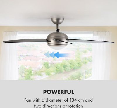  Ventilateur KLARSTEIN Bolero - 2 En 1 - 55W - Noir Reconditionné