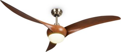  Ventilateur Plafonnier KLARSTEIN Monteverde - 41W - Marron