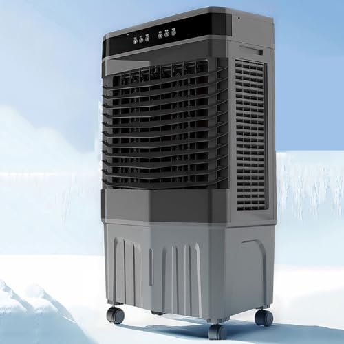 GENERIC Refroidisseur D'air évitif, Unité De Climatisation Portable Avec Télécommande Et Minuterie 12H, 3 Vitesses, Ventilateur Oscillant Pour Le Bureau De La Pièce, Réservoir D'eau Lar, Fonctionnement Silenc