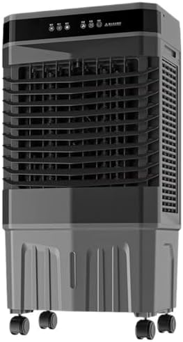 GENERIC Refroidisseur D'air Portable Efficace Sur L'énergie Avec Télécommande, Réservoir D'eau 50L, Minuterie De 12 Heures, AC D'évaporation à Faible Bruit Pour Camping-Car De Chambre