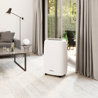  Climatiseur Mobile "Kuban" Blanc, 12000 BTU - H. 71,5 X L. 44 X P. 33,5 Cm