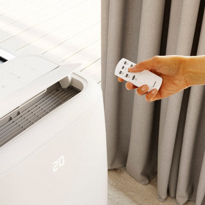  Climatiseur Mobile "Kuban" Blanc, 12000 BTU - H. 71,5 X L. 44 X P. 33,5 Cm