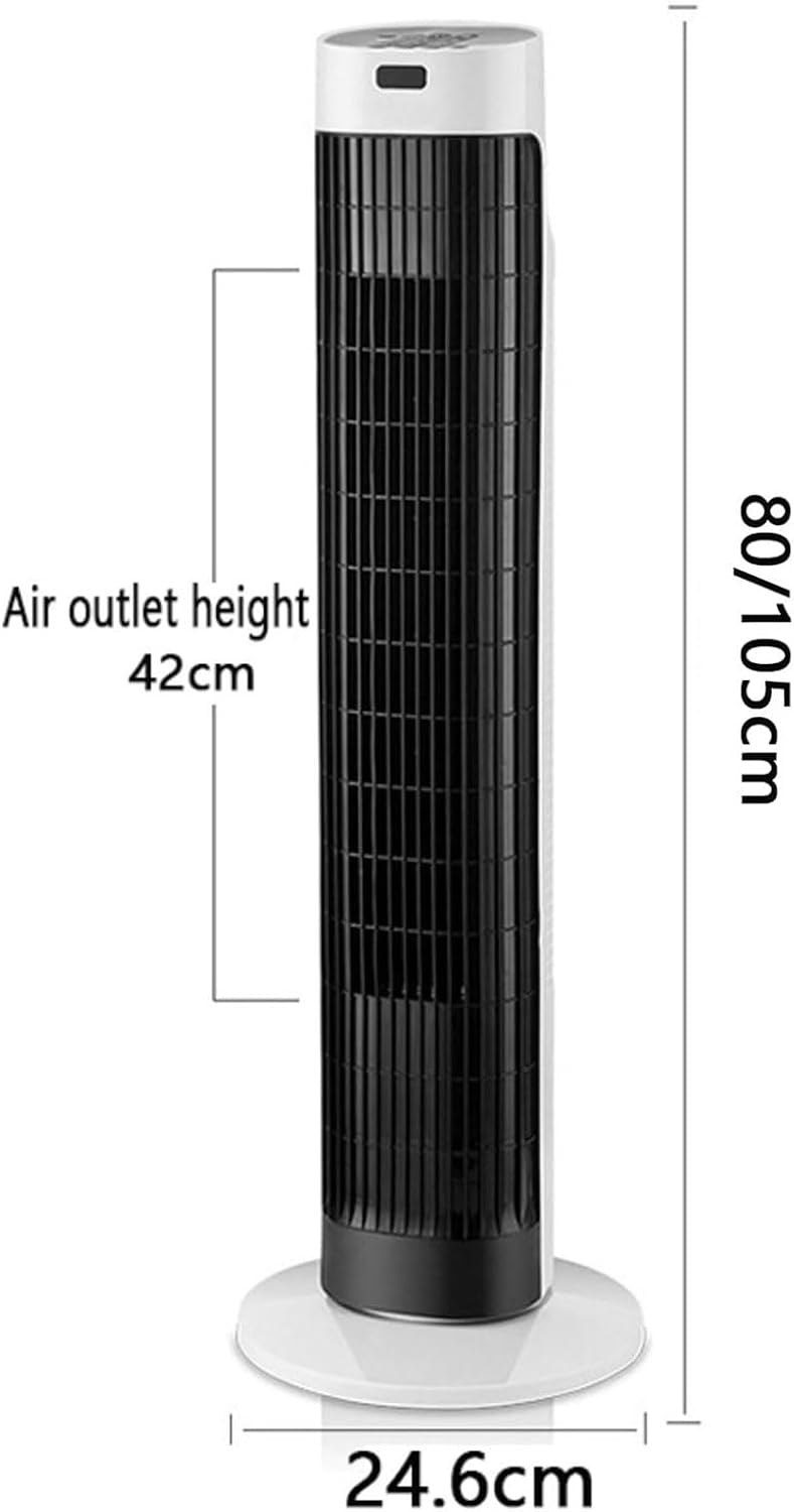 GENERIC Refroidisseur D'air évaporatif 3 En 1 Avec Oscillation à 80°, Ventilateur De Tour Portable Avec 3 Vitesses Et Fonctionnement Silencieux, Idéal Pour Le Refroidissement De Bureau à Domicile Et La Circul