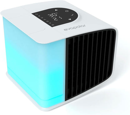  Refroidisseur D'air Pour Bureau - Climatiseurs Portables - Petit Ventilateur à Glace - Refroidisseur D'air Par évaporation, Evasmart Blanche
