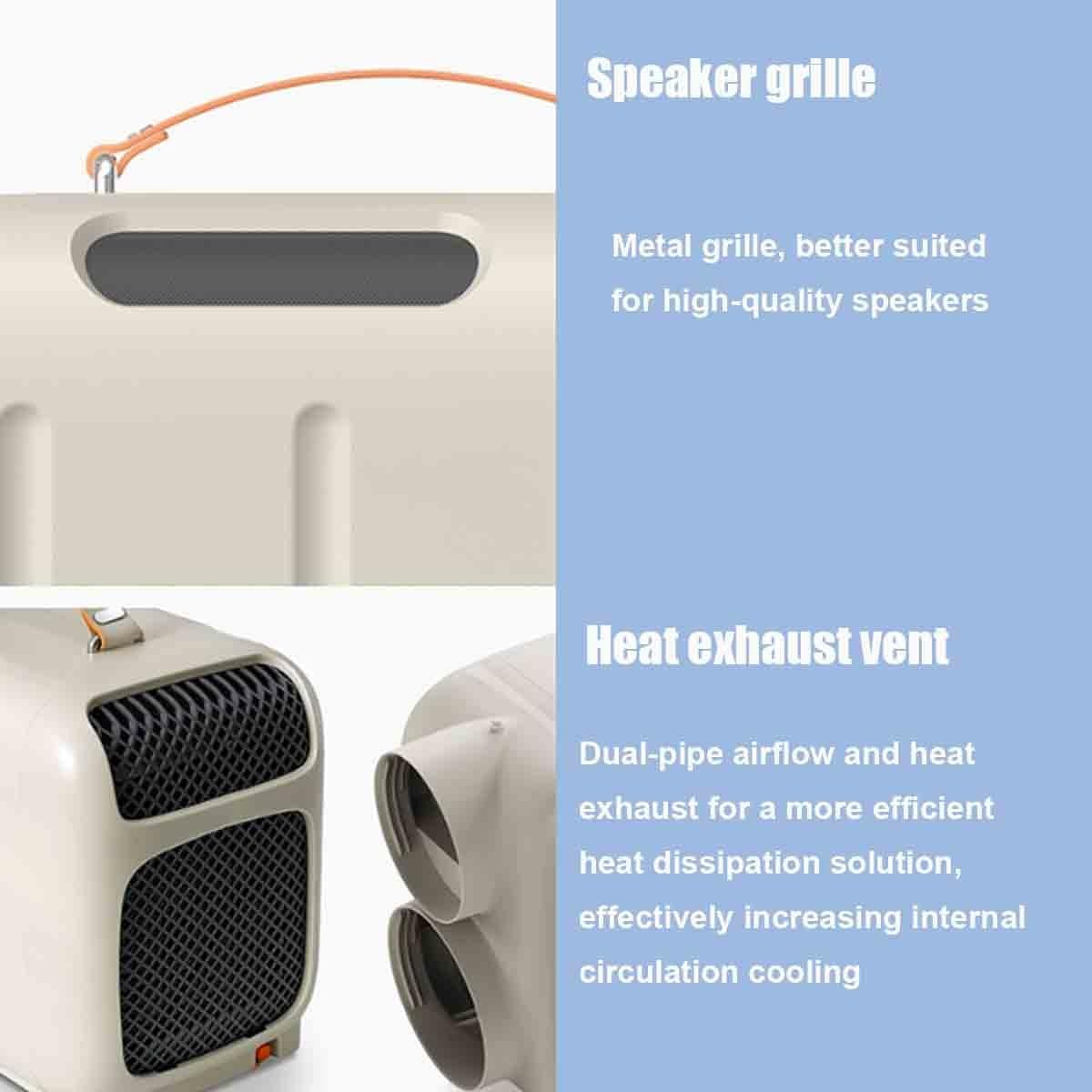  Climatiseur Portable, Unité AC De Camping à Faible Puissance 420 W, Unité AC De Camping Avec Télécommande, For Tentes, Camions, Camping-cars En Plein Air Et à La Maison(Cooling)