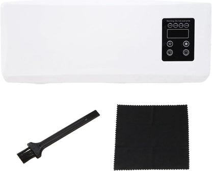  Mini-rédacteur Mural Avec Fonction De Chauffage Et De Refroidissement, Solution De Flux D'air Compact Pour La Chambre à Coucher Et Le Bureau, Y Compris La Télécommande Et La Minuterie, Conception Peu