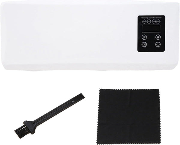  Mini-rédacteur Mural Avec Fonction De Chauffage Et De Refroidissement, Solution De Flux D'air Compact Pour La Chambre à Coucher Et Le Bureau, Y Compris La Télécommande Et La Minuterie, Conception Peu