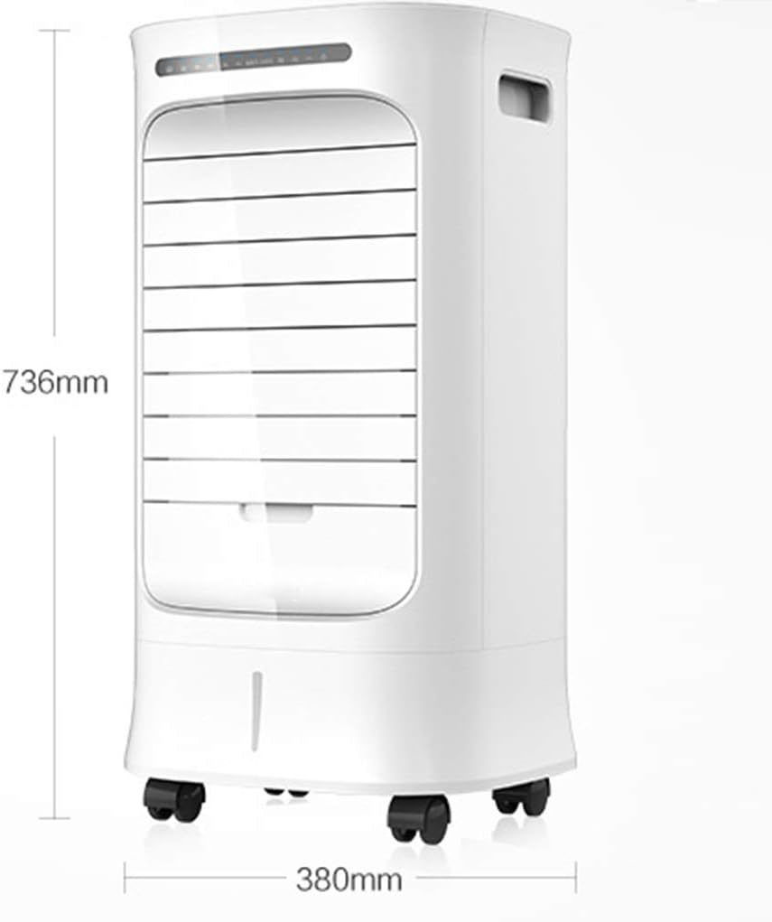  Ventilateur Climatiseur Portable, Ventilateur De Refroidissement Portable, Modèle Froid Simple Avec Télécommande, Ventilateur Électrique Compact Vertical Pour La Maison, Idéal Pour Les Dortoirs, Vent