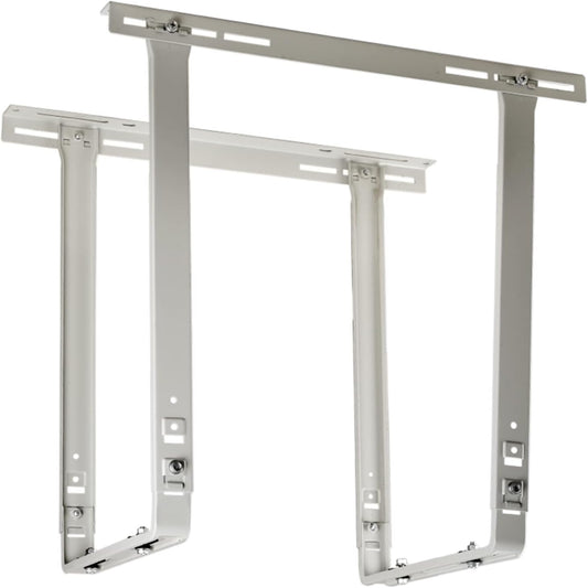  Support De Montage Pour Climatiseur – Design Peu Encombrant Pour Mini Unités AC Divisées Sans Conduit, étagère De Pompe à Chaleur Montée Sur Le Dessus, Durable Et Facile à Installer