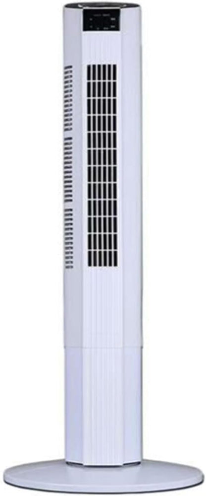 GENERIC Ventilateur De Tour Calme Pour Chambre à Coucher, 3 Vitesses Et 60 Oscillations Refroidisseur D'air Portable Avec Télécommande, 12H Minuterie Mode De Sommeil Circulateur Compact Pour Le Bureau à Domic