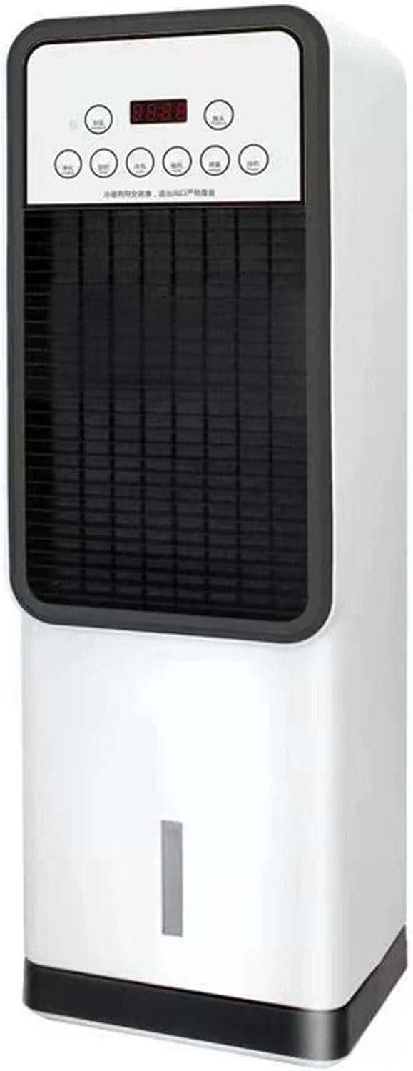 GENERIC Climatiseur 3 En 1 : Refroidisseur D'air Par Évaporation Avec Réservoir D'eau De 3 Litres, 4 Modes, 3 Vitesses, Télécommande, Oscillation À 120°, Minuterie De 12 Heures