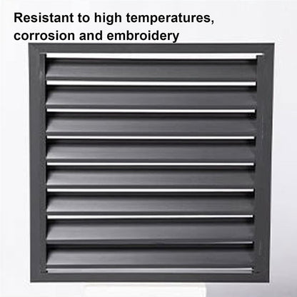 GENERIC Housse Marron Pour Climatiseur En Alliage D'aluminium Pour Extérieur/intérieur Pour Cacher L'unité De Fenêtre, Protection Contre La Pluie, Protection élégante Pour La Maison Et La Terrasse