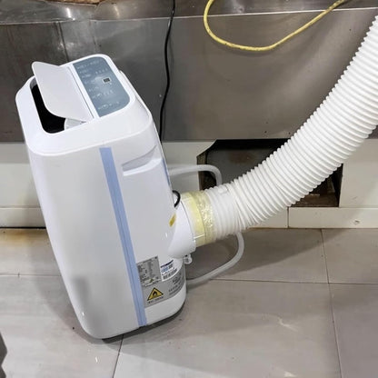 GENERIC Air Conditioner Portable Mobile Rafraichisseur D'air 3 Vitesses Alimentation En Air Grand Angle De 70° Avec Rouleau Universel Et Orifice De Drainage 220 V