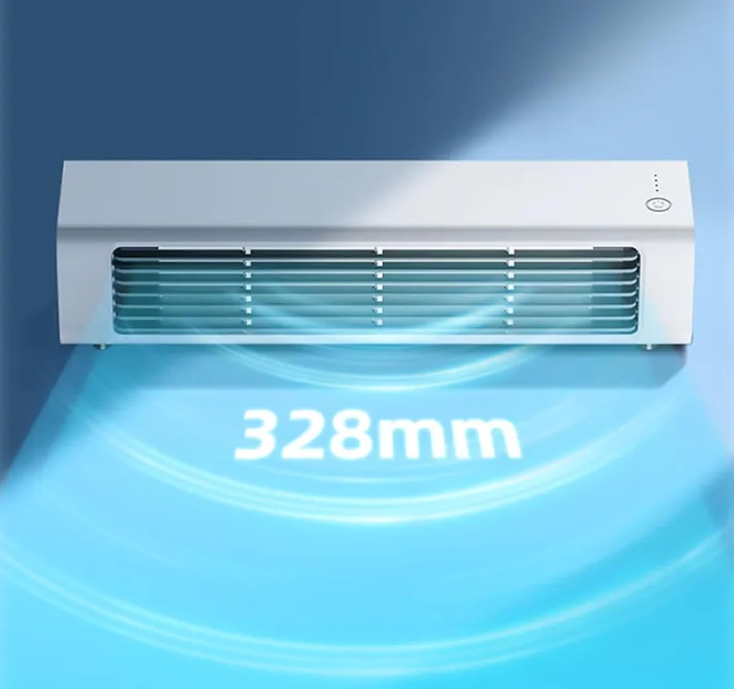 GENERIC Mini Ventilateur De Climatisation Portable, Refroidisseur D'air Mural Avec 3 Vitesses, Batterie 24H, Spray Silencieux Pour Voiture De Bureau à Domicile, Relief De Refroidissement Instantané