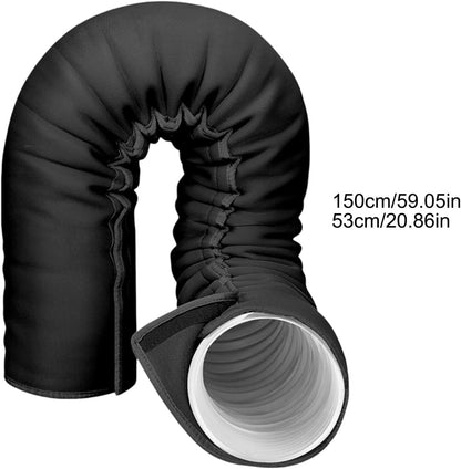  Portable AC Hose Insulation Sleeve - Exhaust Duct Insulated Wrap | Durable Thermal Protection | AC Vent Pipe Insulation For RV, Wall, Window, House And Casement Cooling