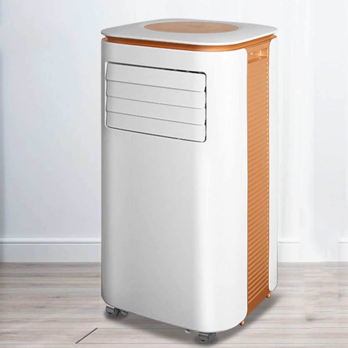 GENERIC Climatiseur Portable, Petit Climatiseur Avec Déshumidificateur Intégré, Refroidit 30 M², Climatiseur Mobile Silencieux Avec Kit De Fenêtre Et Télécommande, Oscillation à 120°, 2 Vitesses Et 3 Modes