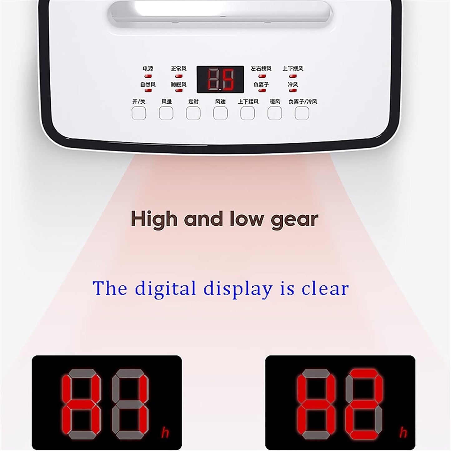 GENERIC Climatiseur Portable 12 000 BTU, Refroidisseur évaporatif Avec Télécommande, Conception Mobile écoénergétique