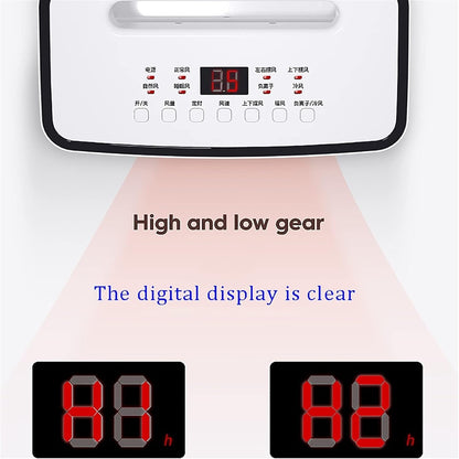 GENERIC Climatiseur Portable 12 000 BTU, Refroidisseur évaporatif Avec Télécommande, Conception Mobile écoénergétique