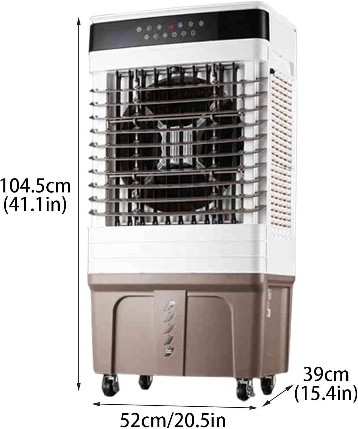  Refroidisseur D'air Par Évaporation, Refroidisseur De Marais Portable Avec Réservoir D'eau, Climatiseur Sans Fenêtre À 3 Vitesses Pour Garage, Cour, Utilisation Commerciale