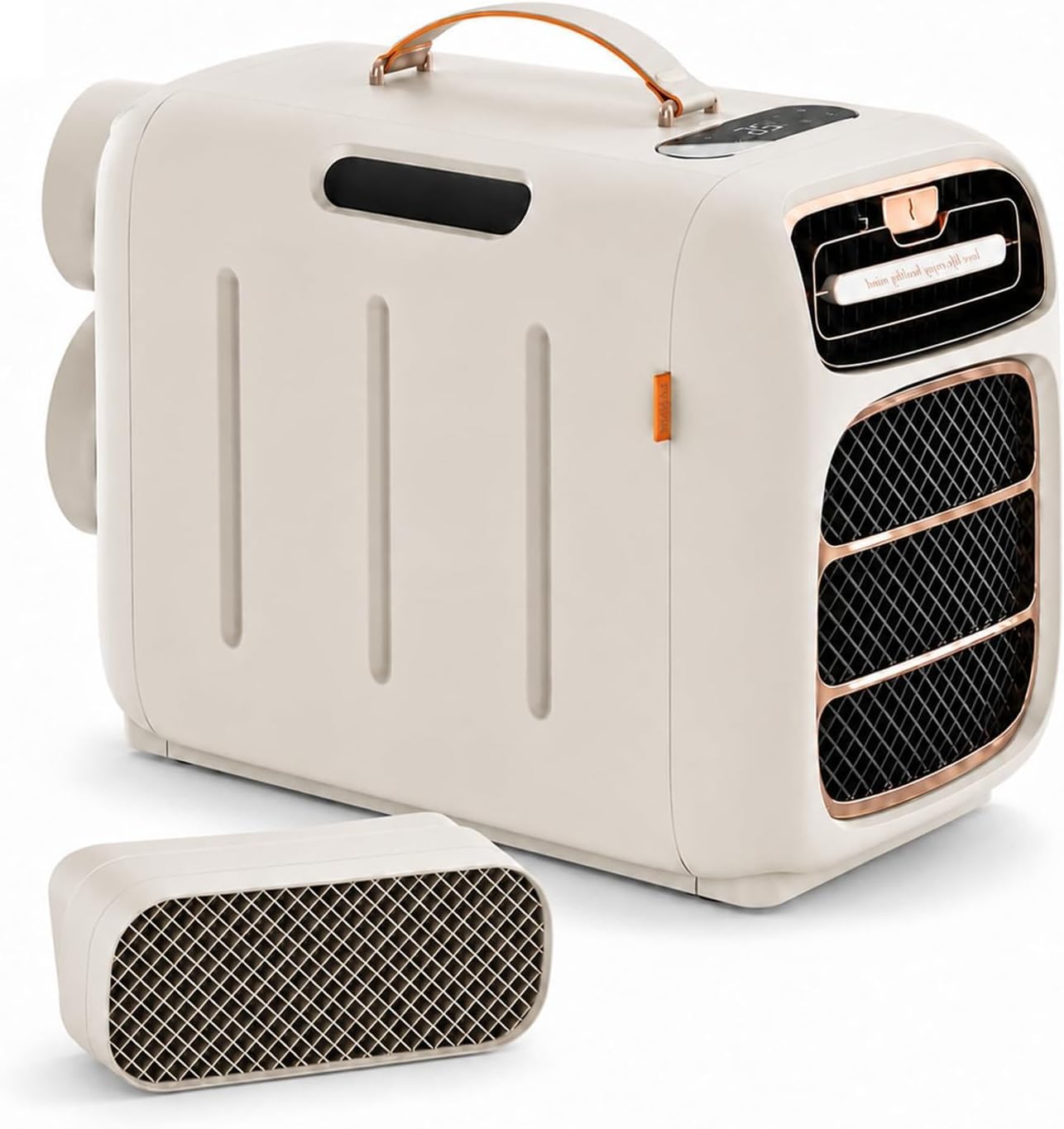  Climatiseur Tente Camping 5000 BTU, Mobile Portable Cooling | Double Tuyau, Compresseur, Refroidissement 3s, Pour 5-10m², Basse Consommation 420W, Silencieux 45dB