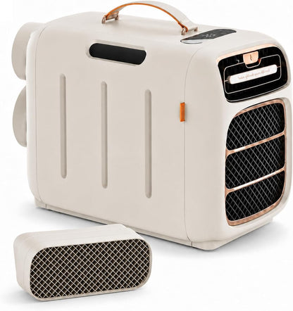  Climatiseur Tente Camping 5000 BTU, Mobile Portable Cooling | Double Tuyau, Compresseur, Refroidissement 3s, Pour 5-10m², Basse Consommation 420W, Silencieux 45dB