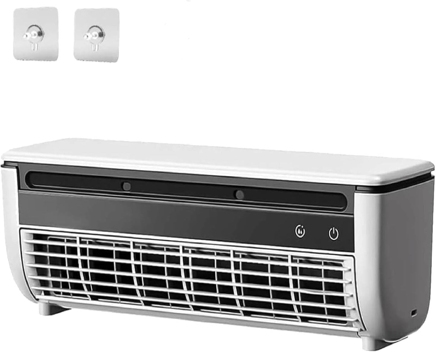  Pas De Ventilateur De Courant Alternatif Portable De Forage, 10s Refroidissement Rapide, Fonctionnement Silencieux 10dB, Moteur De Lévitation Magnétique, Mural Ou Veille, Réglages à 3 Vitesses Pour Le