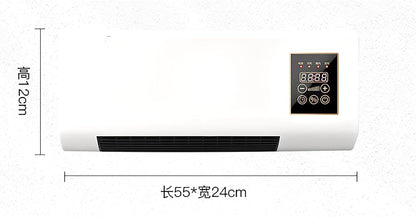  Climatiseur 2000W Montage Mural Avec Télécommande, Chauffage Et Unité De Refroidissement Pour La Maison Et Le Bureau, Fonctionnement Silencieux, Fonction De Minuterie, Compact Et économiseur D'énergie