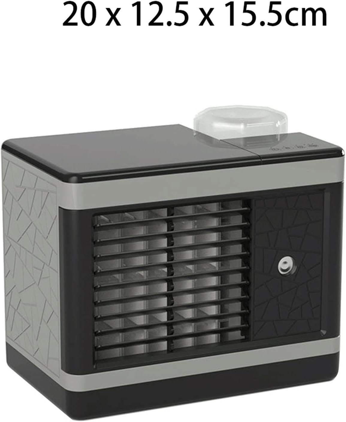  DieffematicKTY Climatiseur Mobile Portable Air Conditioner Mini Air Cooler Multi-Function Humidifier Purifier For Home Cooling Small Air Conditioner (Color : Grey Black)