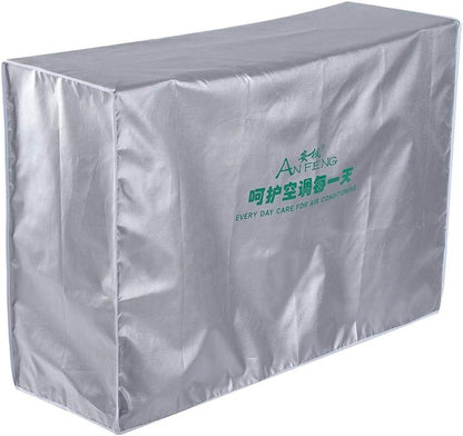  Housse Climatiseur Exterieur Plus épaisse Couverture Imperméable De Climatiseur De Couverture En Polyester Pour Unités Extérieures(3p (92 * 35 * 69))
