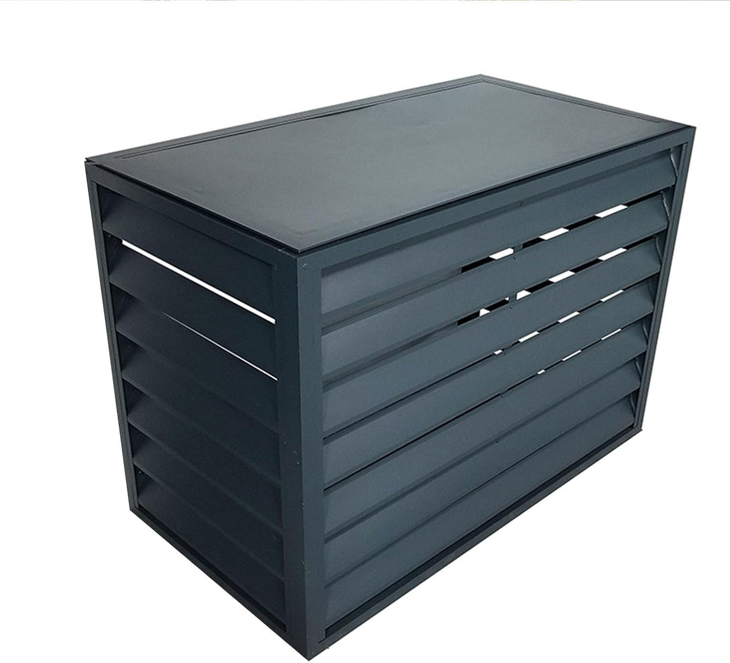  Housse Antivol En Aluminium Robuste Pour Climatiseur Extérieur - Réduction Du Bruit - Condensateur Central - Résistant Aux Intempéries - Protège Votre Système Contre Le Vol Et