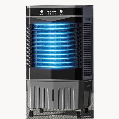 GENERIC Ventilateur De Refroidisseur D'évaporation Portable Avec 3 Vitesses, 120 Oscillation, Fonctionnement Silencieux Et Roues Pour La Maison Bureau Chambre à Coucher Energy Saving Air Circulateur