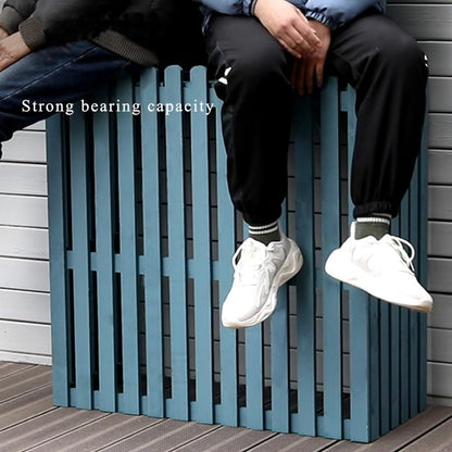 GENERIC Grande Housse En Bois Pour Climatiseur – Bouclier De Protection Pour Climatiseurs Extérieurs Résistant Aux Intempéries, Convient à La Plupart Des Tailles, Idéal Pour Une Protection Toute L'année