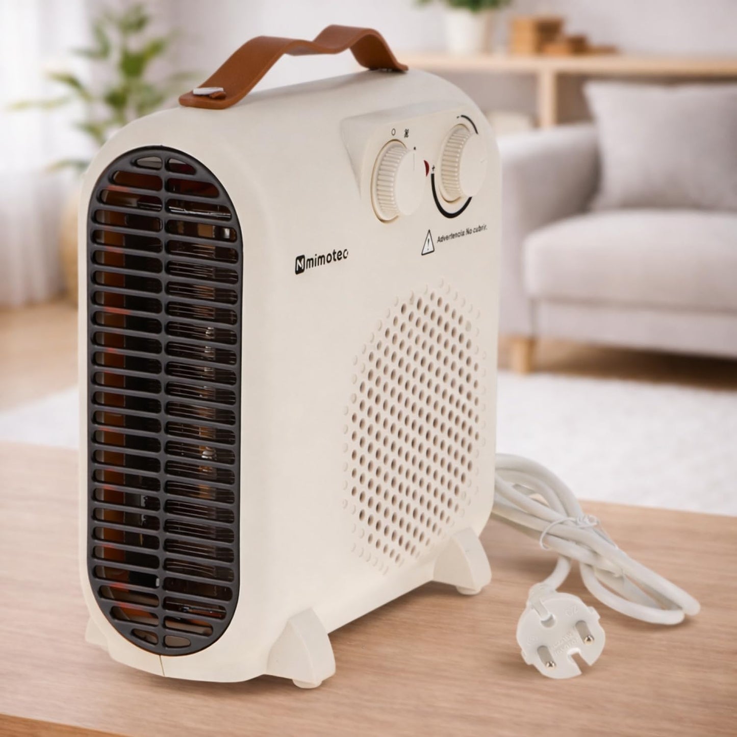  M Mimotec – Chauffage Soufflant Céramique électrique Rose Hearth 2000W, Silencieux <60 DB, Avec Télécommande, Protection Contre La Surchauffe, Chauffage D’appoint Portable Pour Intérieur