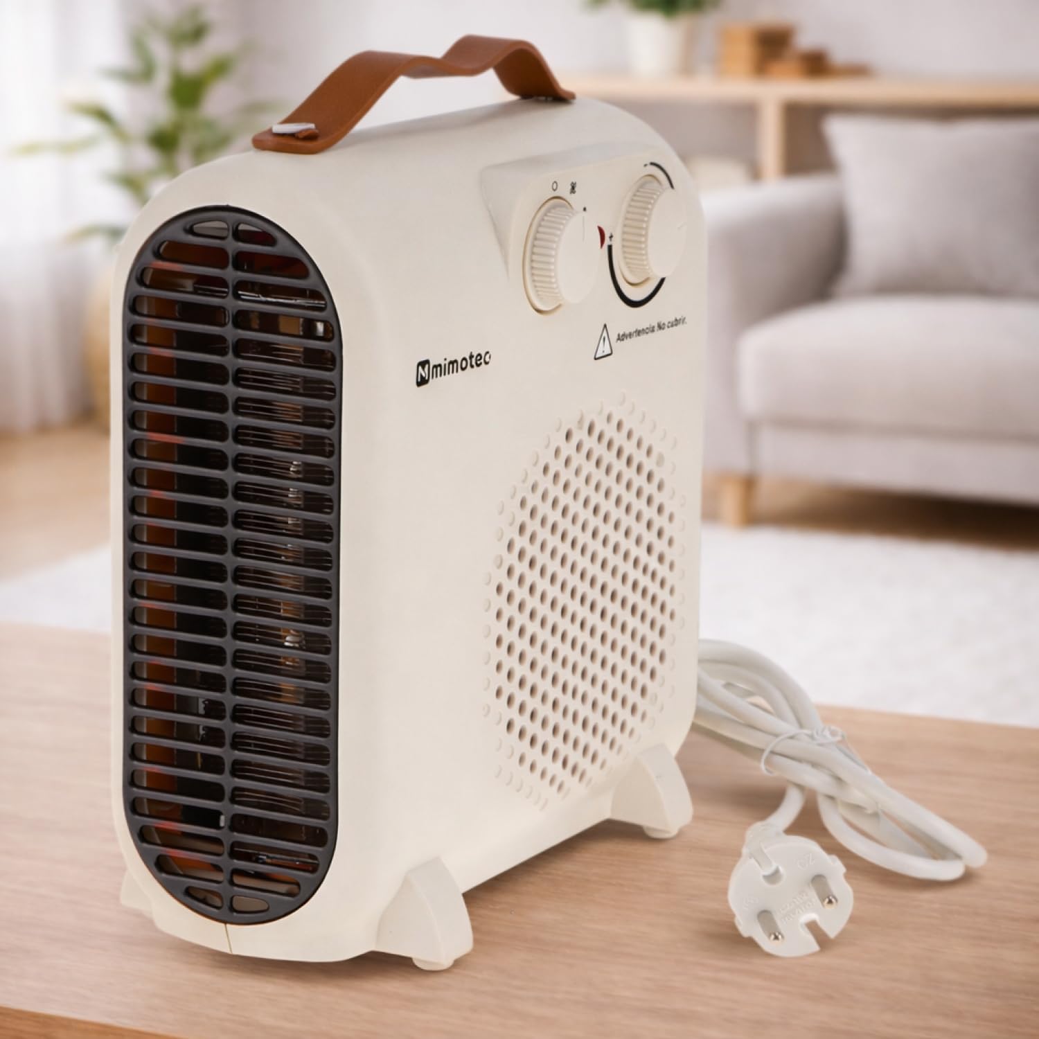  M Mimotec – Chauffage Soufflant Céramique électrique Rose Hearth 2000W, Silencieux <60 DB, Avec Télécommande, Protection Contre La Surchauffe, Chauffage D’appoint Portable Pour Intérieur