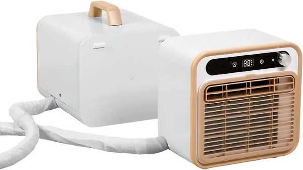  12000 BTU Portable Split AC, Télécommande WiFi, 130m3/h Refroidissement Silencieux Pour Tente, VR, Caravane, Pas De Tuyau Requis, Conception Légère Pour Le Camping Extérieur Et L'utilisation Intérieur