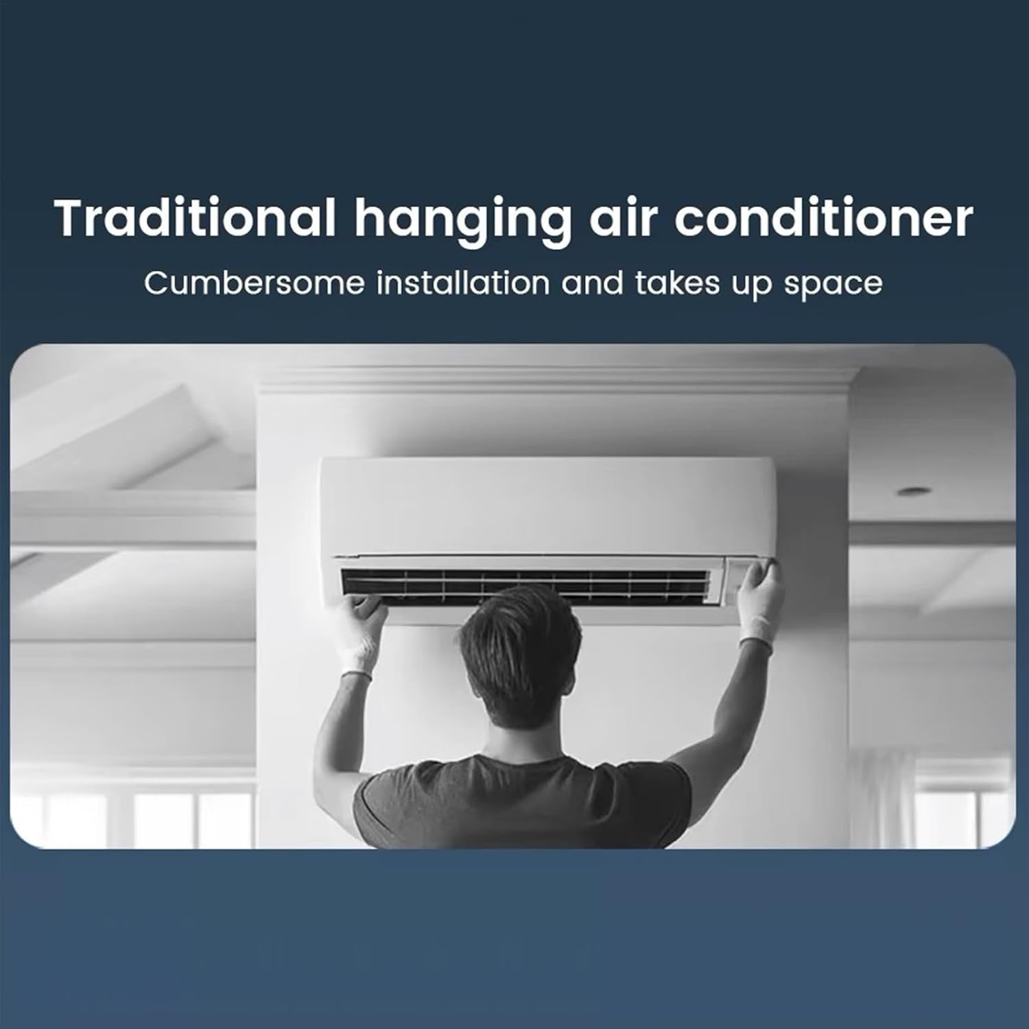  Générique Ventilateur Rafraîchisseur D'Air | Ventilateur D'Air Frais Pour Chambre à Coucher | Three-Speed Charge Sans Fil Gain De Place Pour Intérieur Extérieur Maison Caravane Salle De Sport