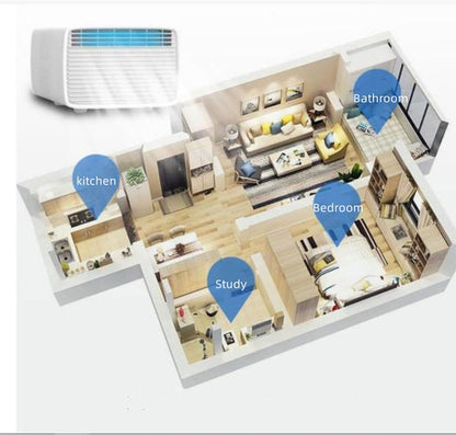  Climatiseur Portable, Mini Refroidisseur D'air De Bureau Avec Télécommande, Déshumidificateur Intérieur/extérieur, Économie D'énergie, Sans Installation, Pour Camping-Car, Appartement, Tente