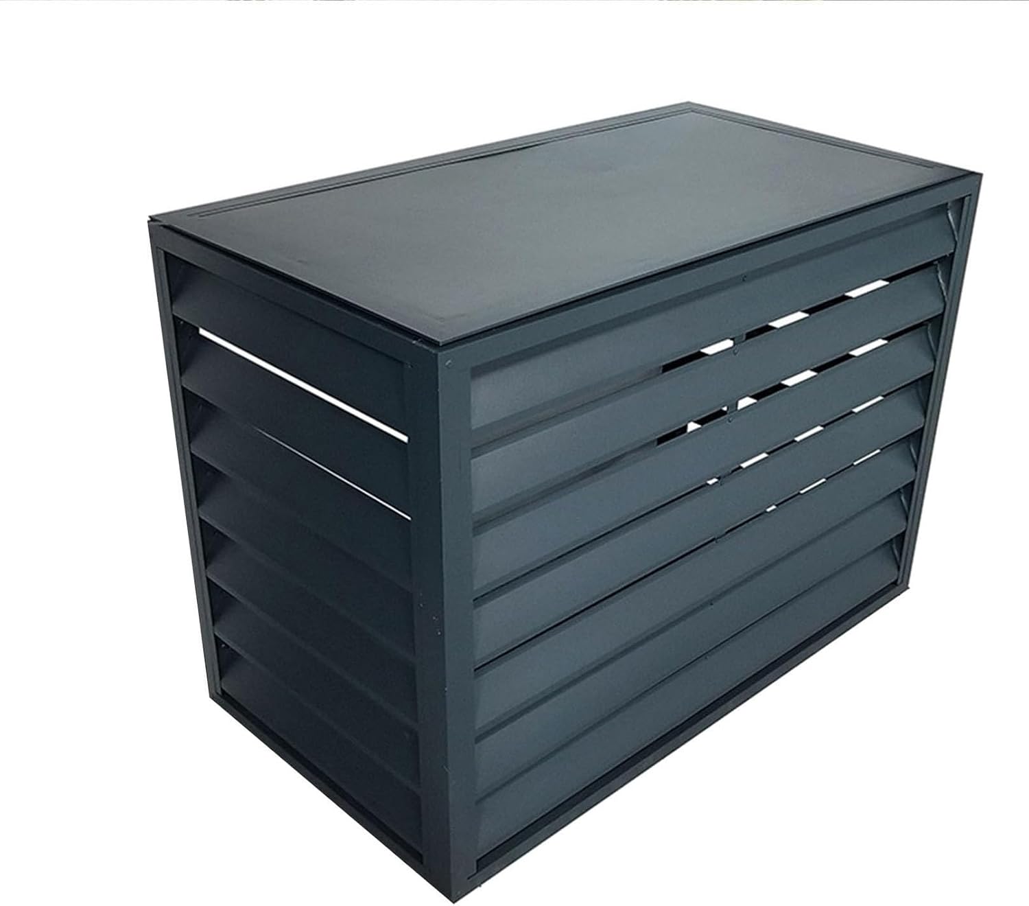  Housse De Climatiseur D'extérieur En Aluminium Robuste, Ion Toutes Saisons Pour Unités Centrales AC, Couvercle De Condensateur, Présentoir Polyvalent Pour Plantes Pour Jardin
