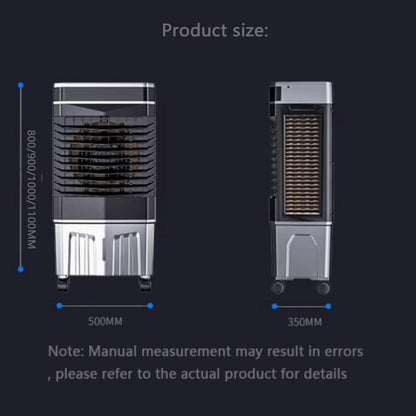 GENERIC Refroidisseur D'air évaporatif Portable De 120 Degrés Avec Bridum, Ventilateur Oscillant Automatique à 3 Vitesses Pour Bureau De Chambre à Coucher, Humidificateur Et Purificateur, Refroidissement Effi